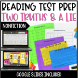 Reading Test Prep | Two Truths & a Lie: Nonfiction w/ Digi