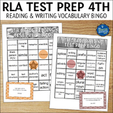 Reading Writing Test Prep Vocabulary Bingo Games 4th Grade