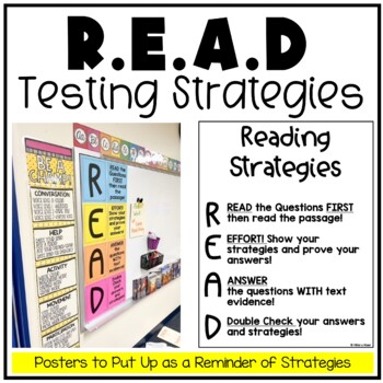 Reading Test Strategy Posters by Hillary Kiser - Hillary's Teaching ...