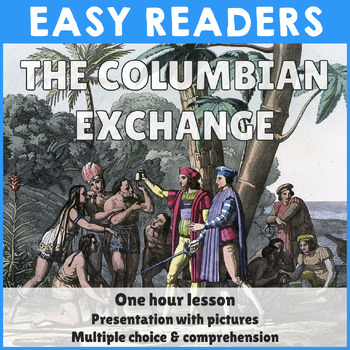 Preview of Reading comprehension - The Columbian Exchange - PowerPoint & Worksheet