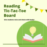 Reading Tic-Tac-Toe Board 