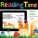 Reading Time! FREE Interactive Story: Boom Cards