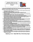 Reading Tips for Parents