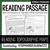 Reading Topographic Maps Reading Passage | Printable & Digital