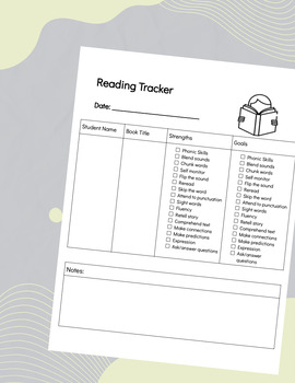 Preview of Reading Tracker