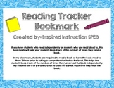 Reading Tracker Bookmark