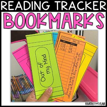 Preview of Reading Tracker Bookmarks | Alternative Reading Log