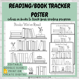 Reading Tracker - Visual Book Shelf Reading Tracker Poster