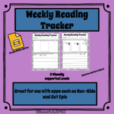 Reading Tracker for Special Education (Can be used with Raz Kids and Get Epic!) 