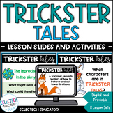 Trickster Tales Folklore Lesson Slides, Activities, and Re
