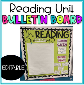 Preview of Reading Unit: Bulletin Board Set Up