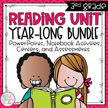 Preview of Reading Units and Centers MEGA BUNDLE THIRD GRADE