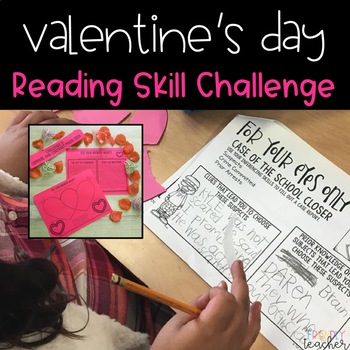 Preview of Reading Valentine's Day Activity