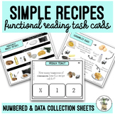 Reading Simple Recipes Task Cards