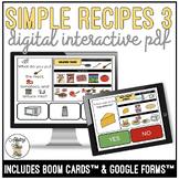 Reading Visual Recipes 5 Digital Interactive Activity SS