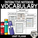Reading Vocabulary Skills Interactive Notebook