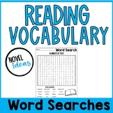 ELA Reading Academic Vocabulary Word Search Middle School