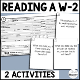 Reading W-2 Task Cards