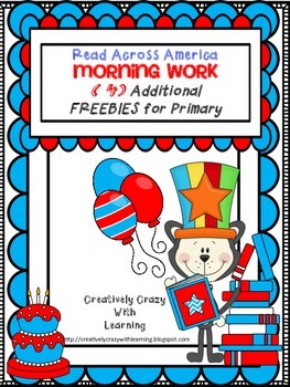 Preview of Reading Week: 4 Additional Morning Work FREEBIES for Primary Grades