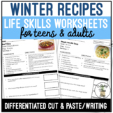 Reading Winter Recipes Worksheets