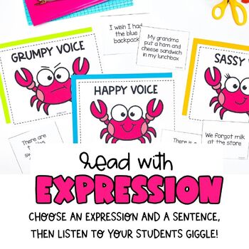 Preview of BUNDLE | Reading With Expression Game | Reading Comprehension
