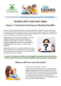 Preview of Reading With Your Child Series - Mini Bundle 1 - Phonological Awareness, Phonics