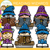 Wizards Reading Clip Art