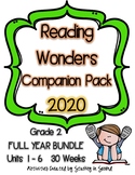 Reading Wonders 2020 Companion Pack Grade 2 FULL YEAR BUNDLE