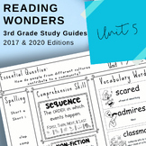 Reading Wonders - 3rd Grade UNIT 5 Newsletters