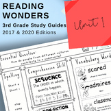 Reading Wonders - 3rd Grade UNIT 1 Newsletters