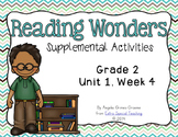 Reading Wonders Activities for Grade 2 Unit 1, Week 4