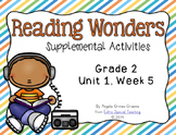 Reading Wonders Activities for Grade 2 Unit 1, Week 5