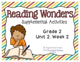 Reading Wonders Activities for Grade 2 Unit 2, Week 2