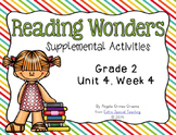 Reading Wonders Activities for Grade 2 Unit 4, Week 4