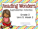 Reading Wonders Activities for Grade 2 Unit 5, Week 2
