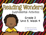 Reading Wonders Activities for Grade 2 Unit 5, Week 4