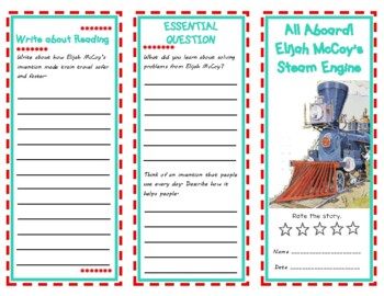 All Aboard! Elijah McCoy's Steam Engine Comprehension Questions--Wonders  Reading