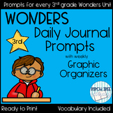 Reading Wonders Daily Journal Prompts for 3rd Grade -  Dis