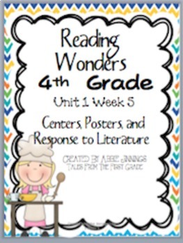 Preview of Reading Wonders Fourth Grade Unit 1 Bundle