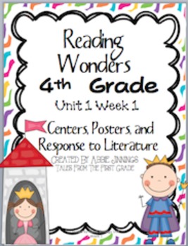 Preview of Reading Wonders Fourth Grade Unit 1 Week 1