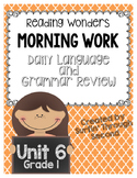 Grade 1 - Unit 6 - Morning Work - Language and Grammar Review
