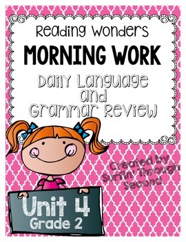 Preview of Grade 2 - Unit 4 - Morning Work - Language and Grammar-Digital Version Included