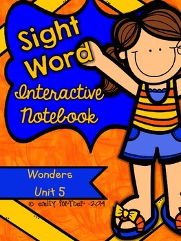 Sight Word Notebook Kindergarten free printable