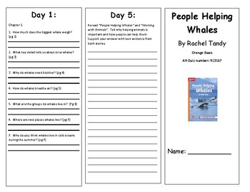 Preview of Reading Wonders Second Grade Leveled Reader Brochures Unit 1 Week 4 (All Levels)