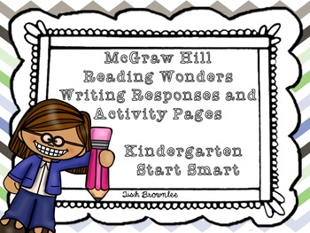 Preview of Reading Wonders Smart Start Writing Responses and Activity Pages