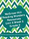 Reading Wonders Unit 5 Week 5 Activities Grade 2