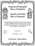 1st Grade Reading Wonders Unit 6 COMBO Guided Reading & An
