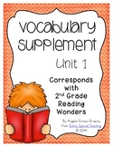 Reading Wonders Vocabulary Supplement for Grade 2, Unit 1