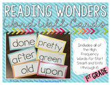 Reading Wonders Word Wall Cards for 1st Grade