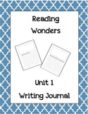 McGraw Hill Reading Wonders Writing Journal 1st Grade Unit 1